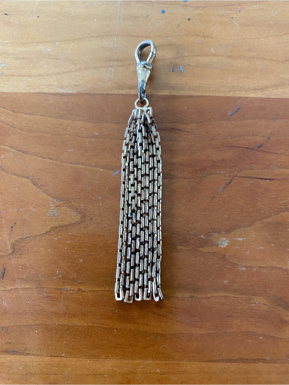Antique Gold-Plated Tassel Pendant